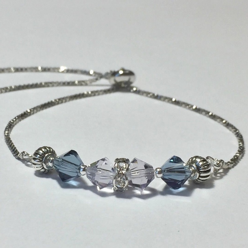 Crystal Bolo Bracelet - Night Gaze